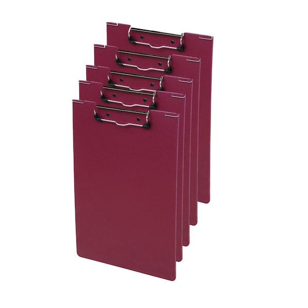 Over-The-Bed Poly Clipboard In Burgundy, PK5